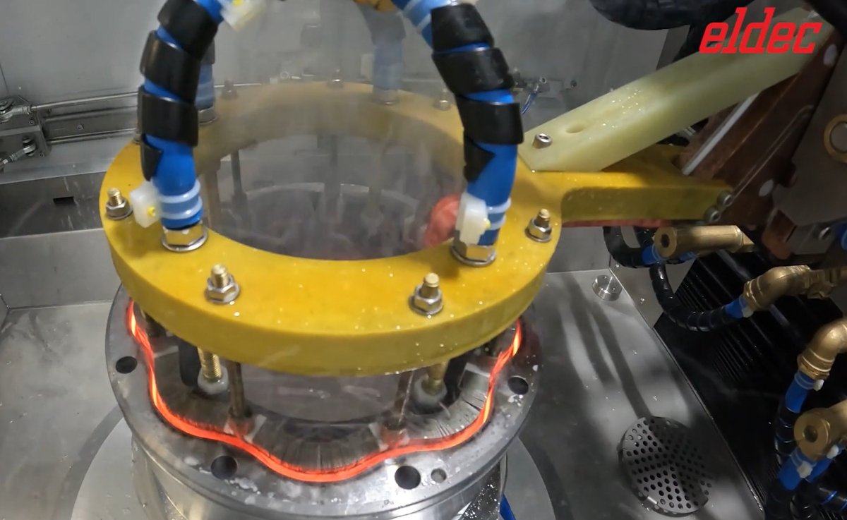eldec Induction Hardening กระบวนการชุบแข็งชิ้นงานจริง — ชินไร ตัวแทนประเทศไทย